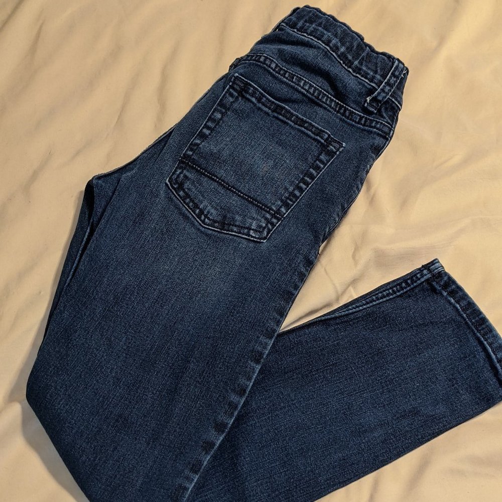 Cat & Jack Boys' Stretch Straight Fit Jeans - Dark